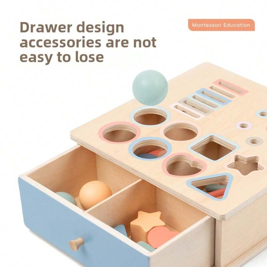 Montessori Colour & Shape Sorting Box – Fine Motor Skills and Early Learning Toy for Toddlers