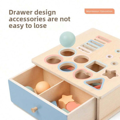 Montessori Colour & Shape Sorting Box – Fine Motor Skills and Early Learning Toy for Toddlers