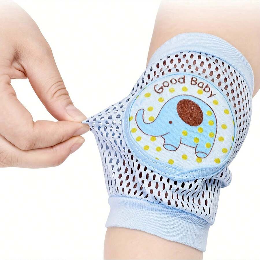 Baby Crawling Knee Pads Breathable Mesh Anti Slip Knee Protectors for Learning to Walk