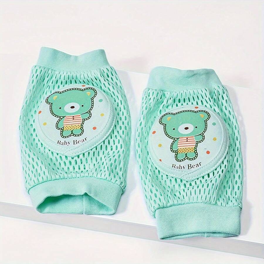 Baby Crawling Knee Pads Breathable Mesh Anti Slip Knee Protectors for Learning to Walk