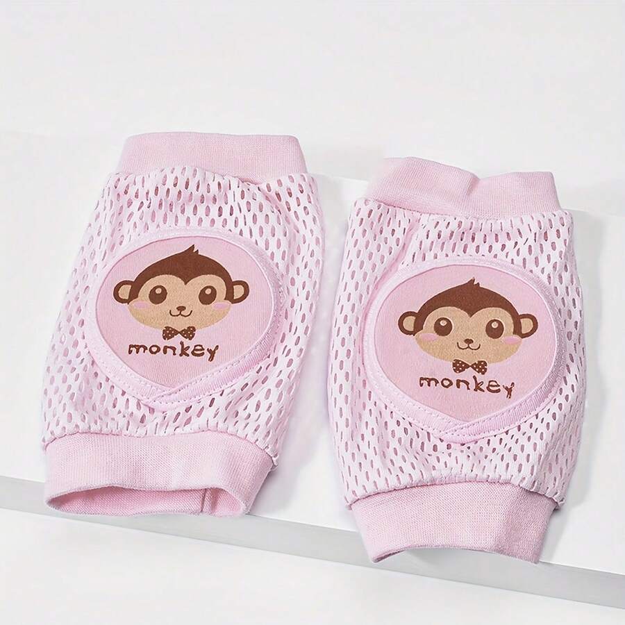 Baby Crawling Knee Pads Breathable Mesh Anti Slip Knee Protectors for Learning to Walk