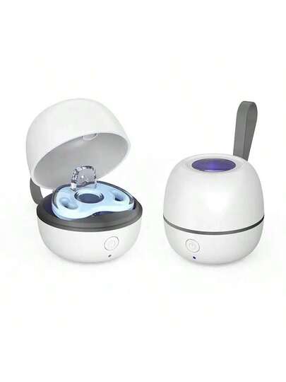 Portable UV Pacifier Sterilizer Case Rechargeable Disinfection Storage Box for Baby and Travel Essentials