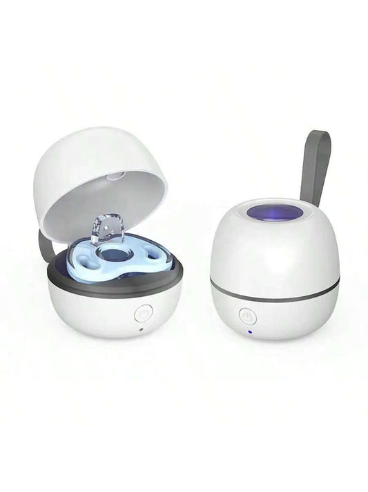 Portable UV Pacifier Sterilizer Case Rechargeable UV Disinfection Storage Box for Baby Essentials