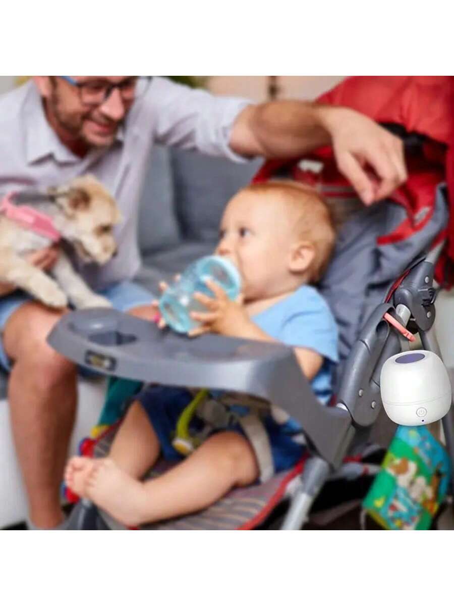 Portable UV Pacifier Sterilizer Case Rechargeable Disinfection Storage Box for Baby and Travel Essentials
