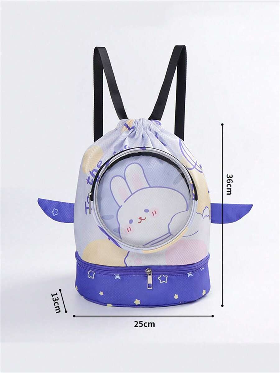 Kids Cartoon Swim Backpack Waterproof Swimming Bag Travel Storage Backpack for Boys and Girls