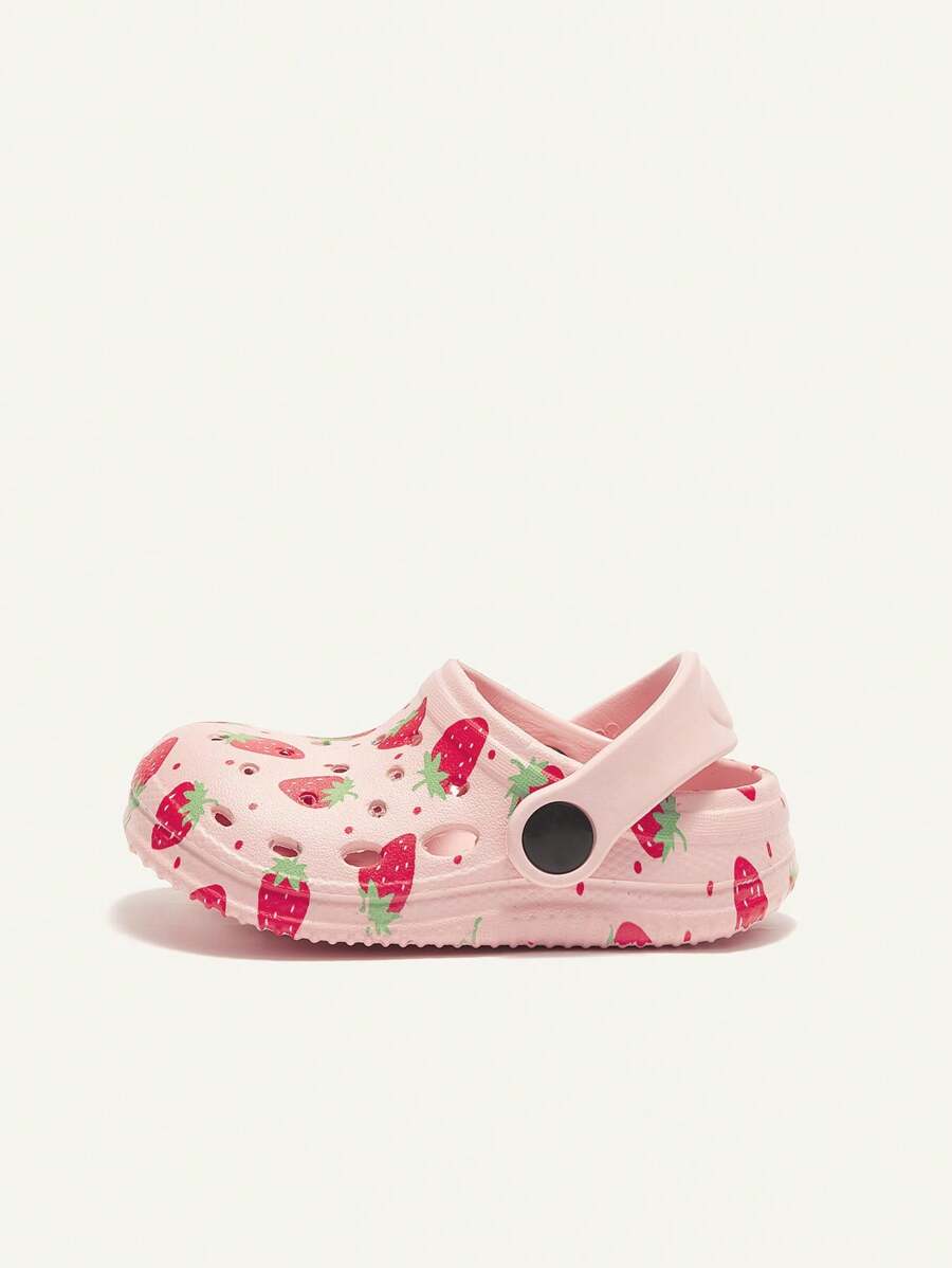 Cozy Pixies Kids Cartoon Strawberry Beach Sandals Cute Breathable Shoes for Infants & Toddlers
