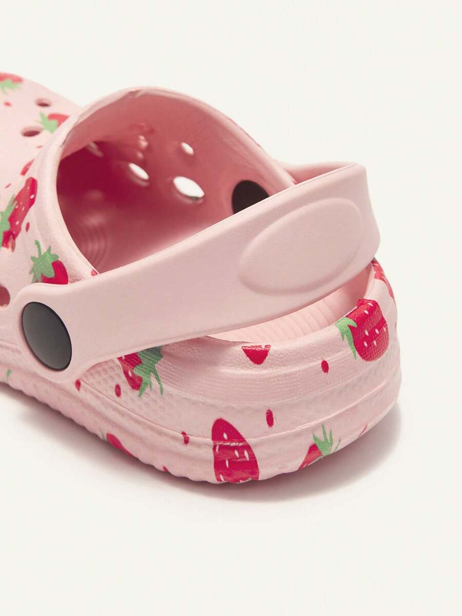 Cozy Pixies Kids Cartoon Strawberry Beach Sandals Cute Breathable Shoes for Infants & Toddlers