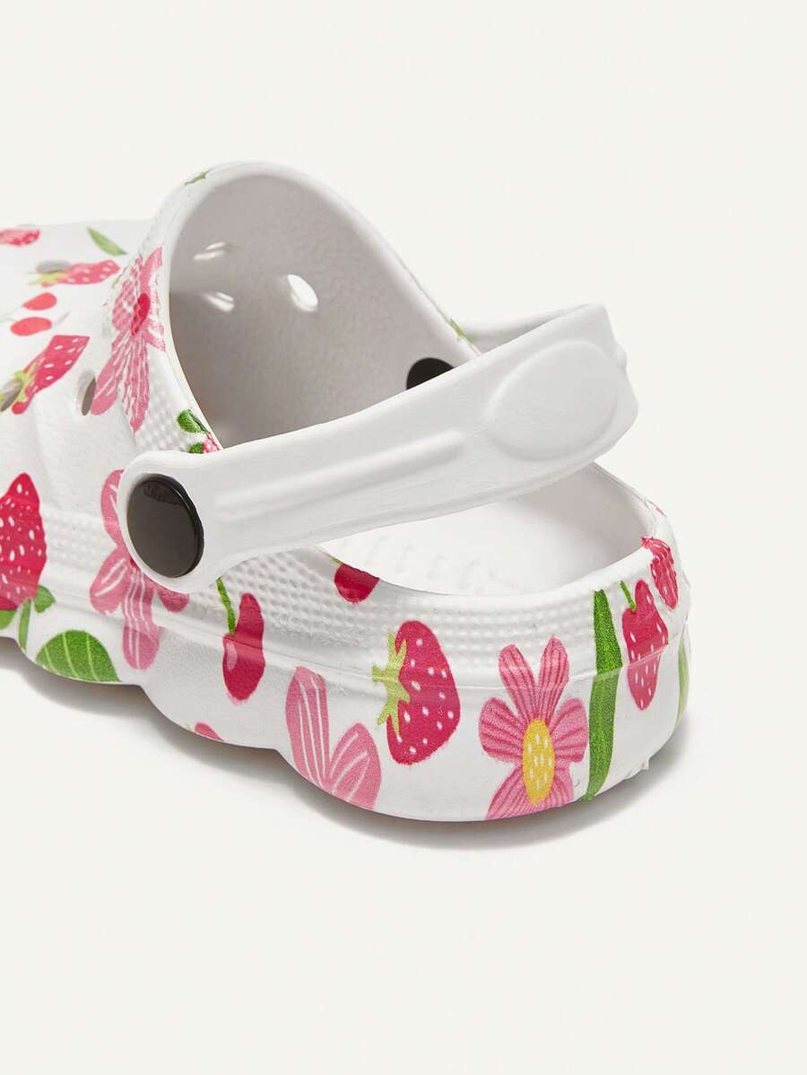 Cozy Pixies Kids Cartoon Strawberry Beach Sandals Cute Breathable Shoes for Infants & Toddlers