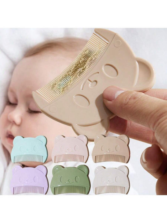 3pcs Baby Scalp Brush Set Soft Newborn Cradle Cap Brush Infant Hair and Scalp Care Grooming Kit
