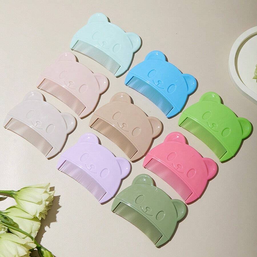 3pcs Baby Scalp Brush Set Soft Newborn Cradle Cap Brush Infant Hair and Scalp Care Grooming Kit