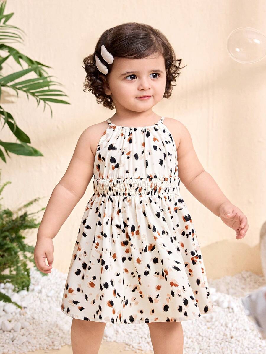 Baby Girl Leopard Print Sleeveless Dress Cute Summer Vacation Outfit Mommy and Me Matching Look