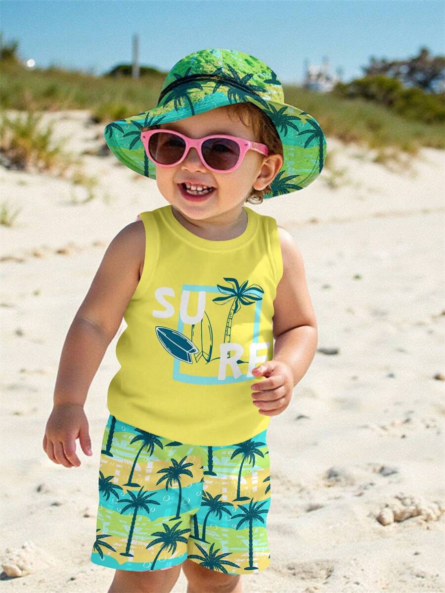 Infant Boys 3T Swim Suit and Surf Outfit Set for Summer
