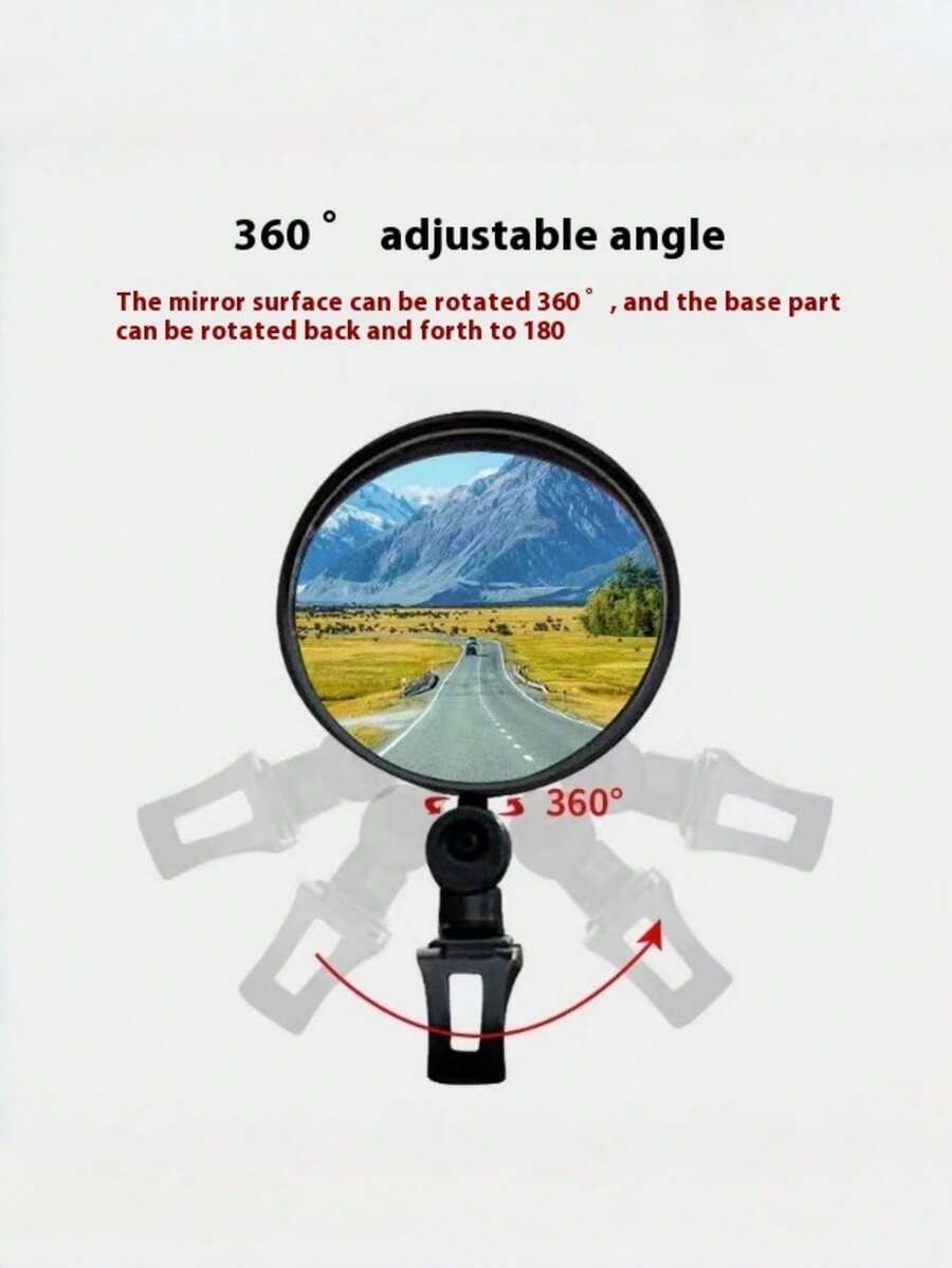 2pcs Portable Stroller Rearview Mirror Universal Baby Safety Mirror for Stroller and Pram