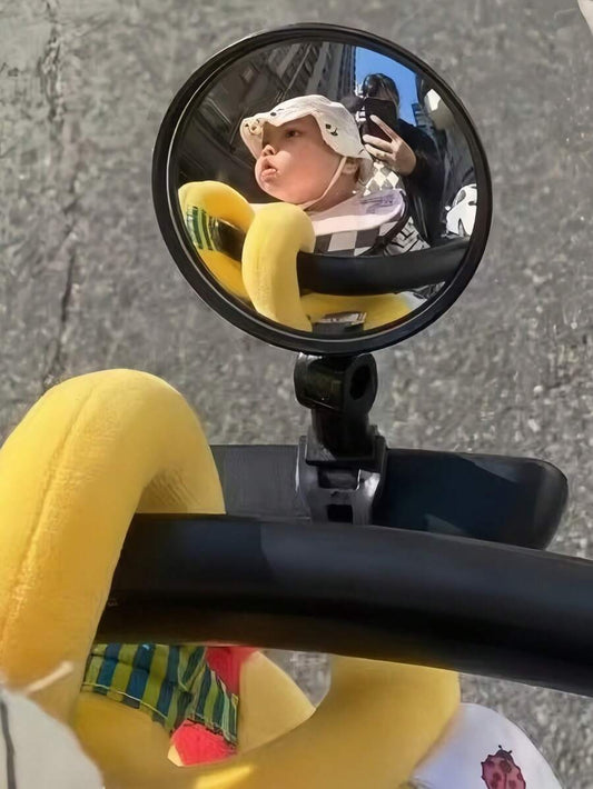 2pcs Portable Stroller Rearview Mirror Universal Baby Safety Mirror for Stroller and Pram