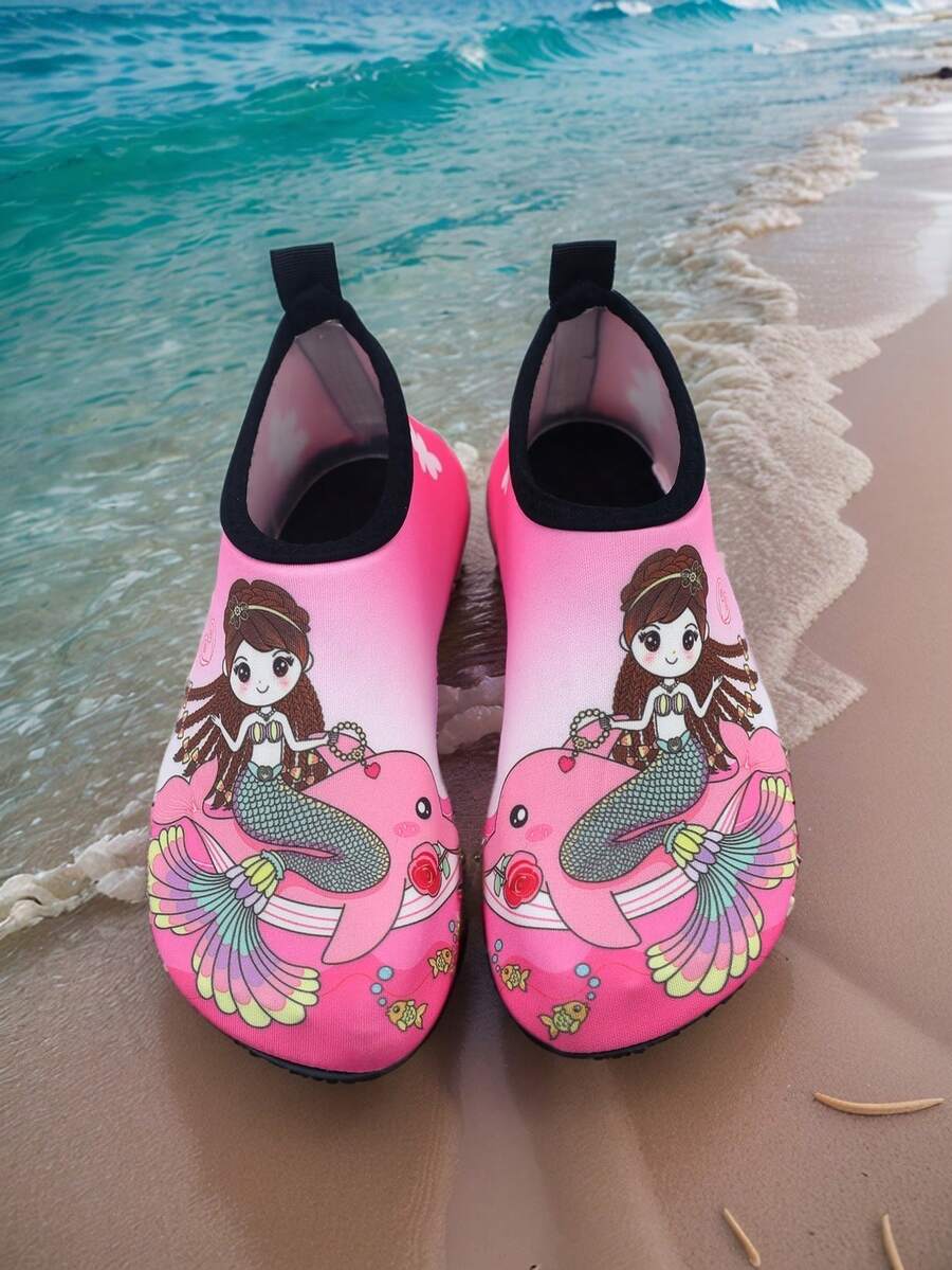 Kids Summer Water Shoes Cartoon Anti Slip Beach and Pool Shoes for Outdoor Water Play