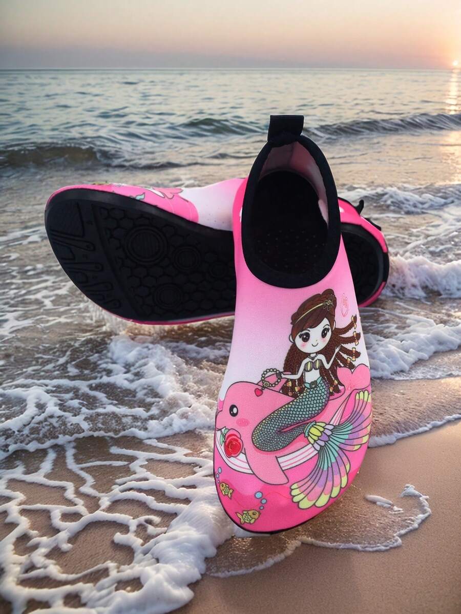 Kids Summer Water Shoes Cartoon Anti Slip Beach and Pool Shoes for Outdoor Water Play