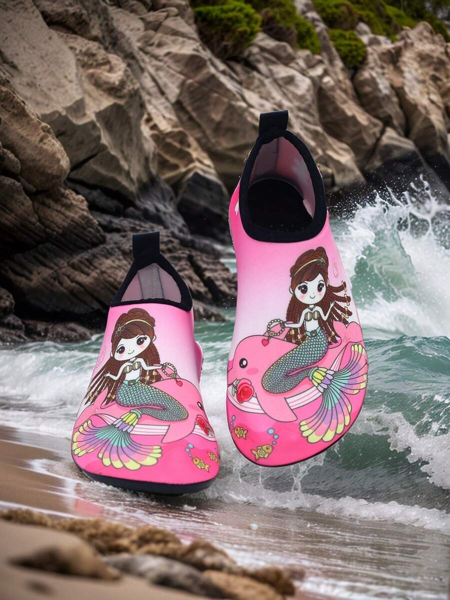 Kids Summer Water Shoes Cartoon Anti Slip Beach and Pool Shoes for Outdoor Water Play