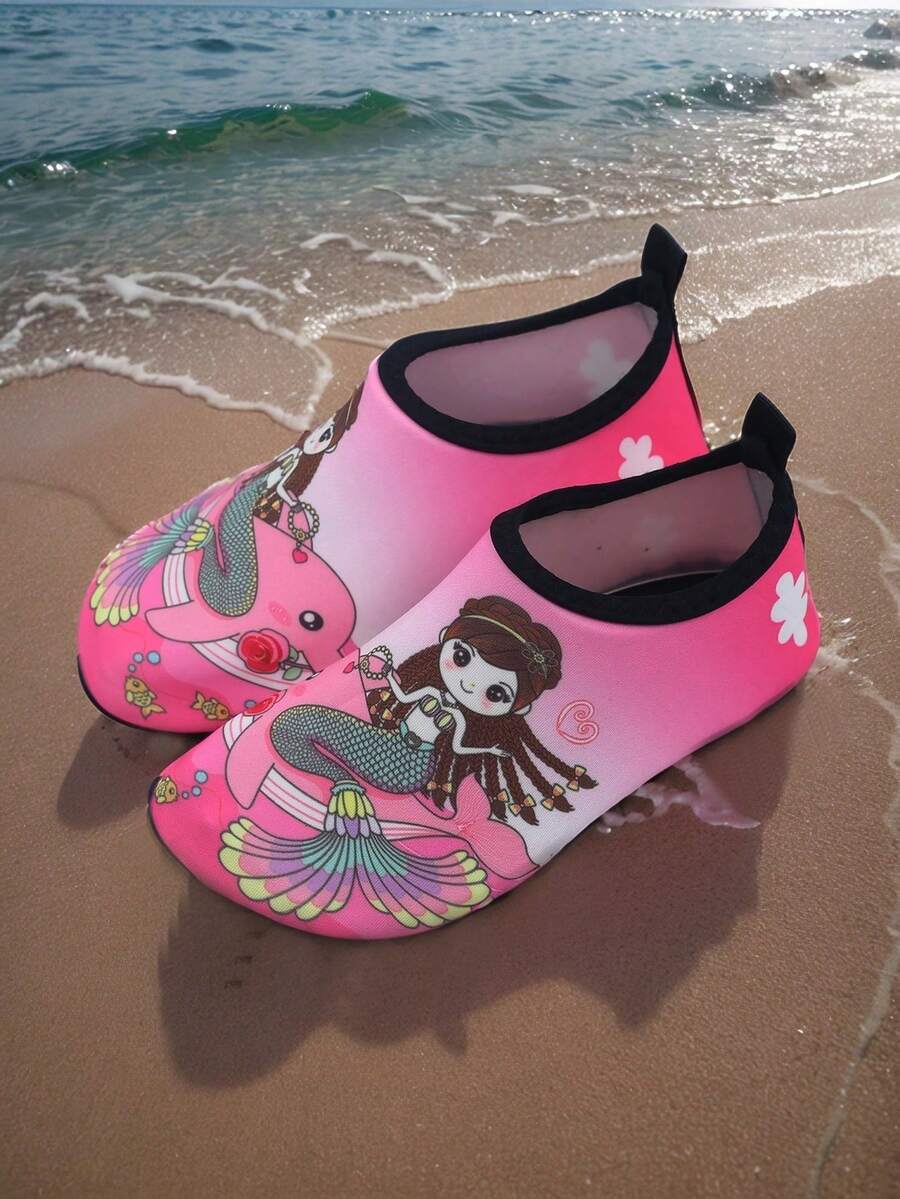 Kids Summer Water Shoes Cartoon Anti Slip Beach and Pool Shoes for Outdoor Water Play