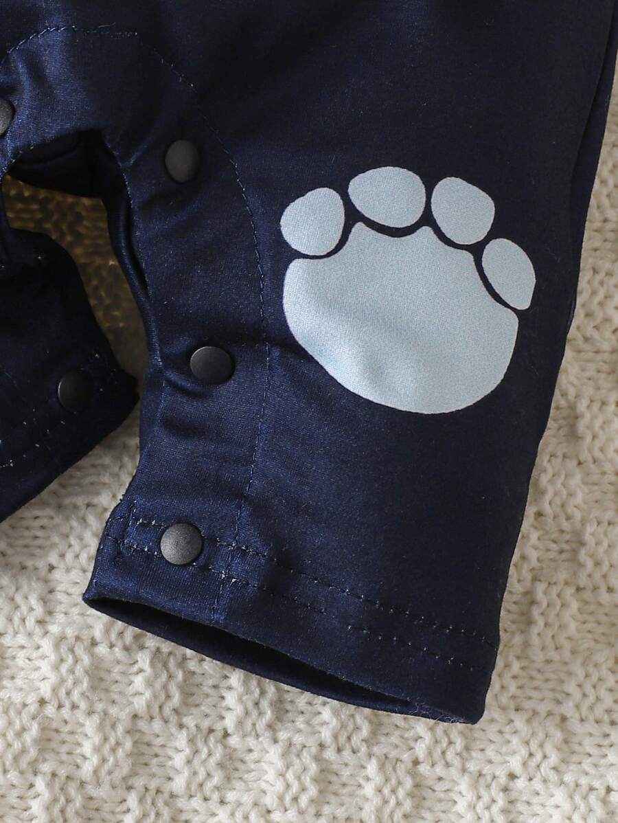 Baby Elephant Print Suspender Jumpsuit for Daily Wear and Cute Summer Photoshoots
