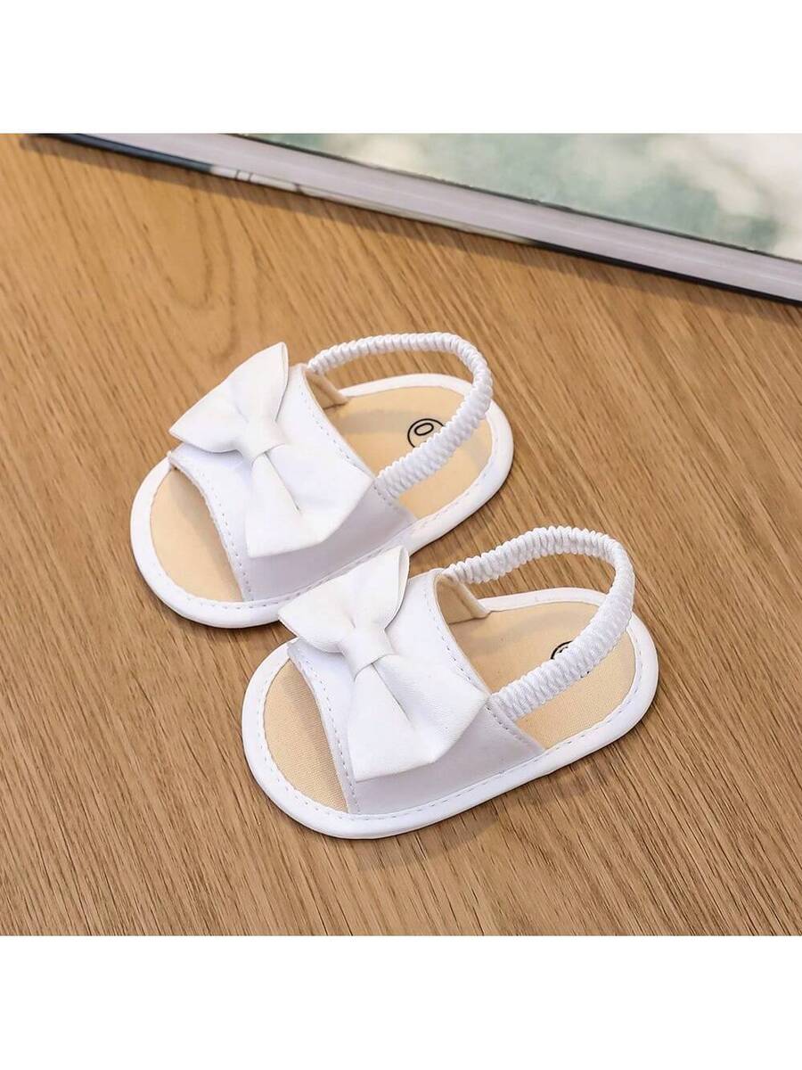 0-15M Infant Bowknot Sandals - Cute Soft Sole Toddler Shoes