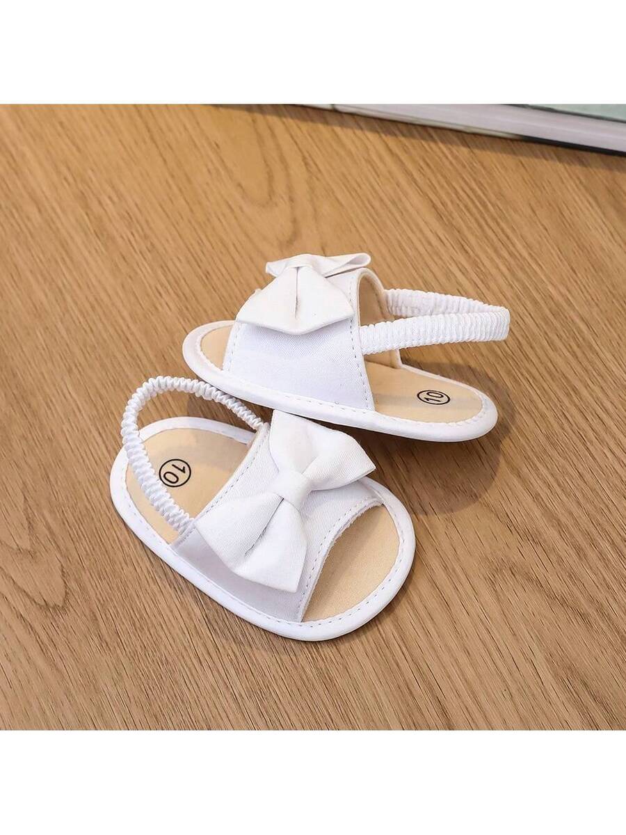 0-15M Infant Bowknot Sandals - Cute Soft Sole Toddler Shoes