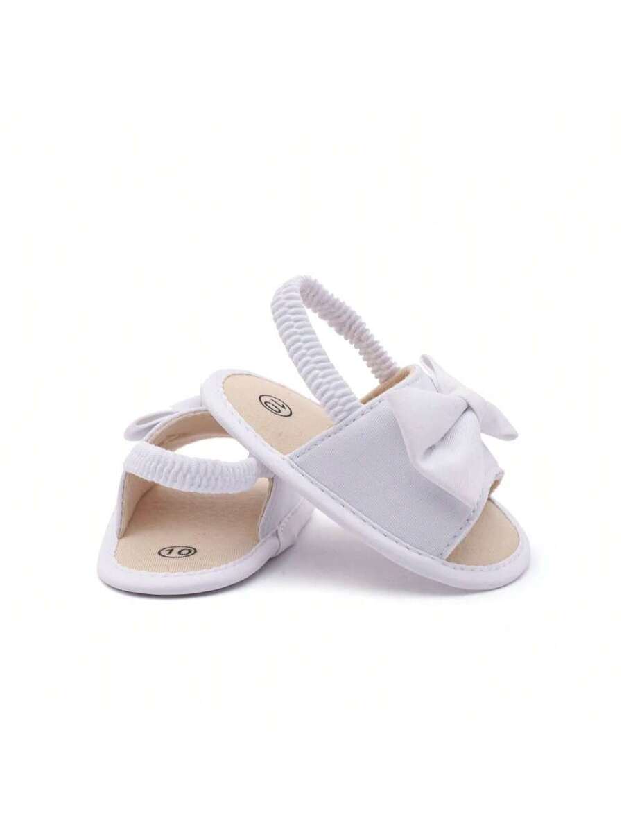 0-15M Infant Bowknot Sandals - Cute Soft Sole Toddler Shoes