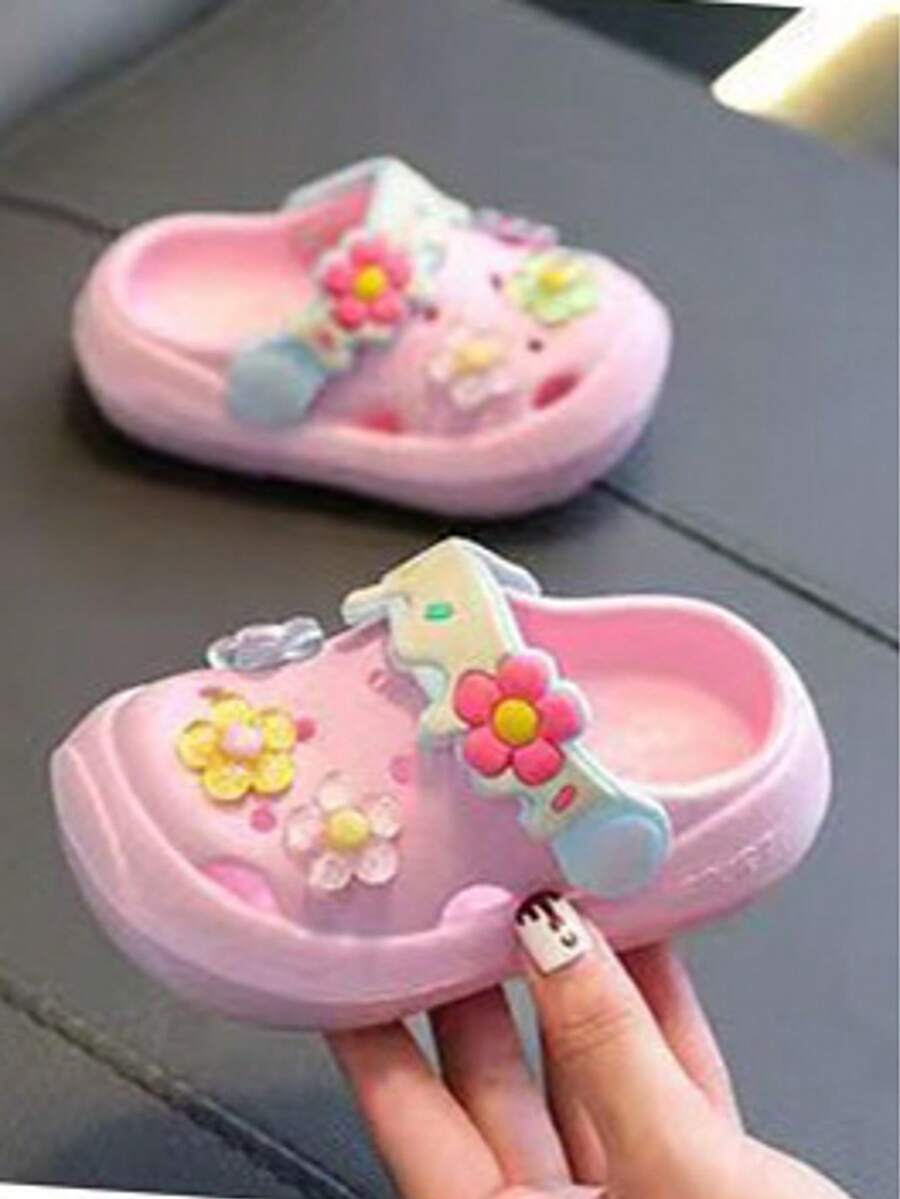 Cute Flower Design Baby Sandals - Soft Non-Slip Summer Shoes for Toddlers