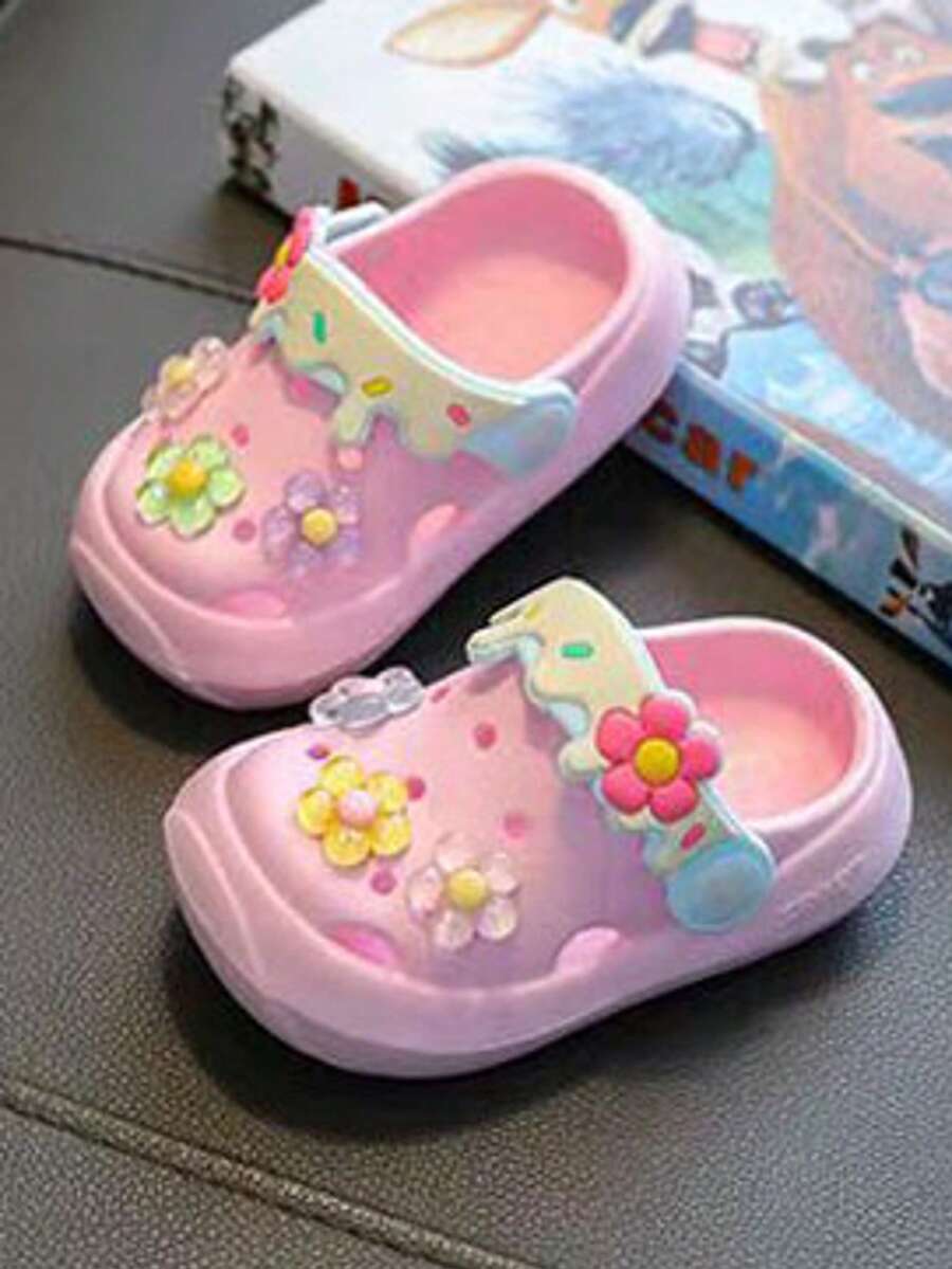 Cute Flower Design Baby Sandals - Soft Non-Slip Summer Shoes for Toddlers