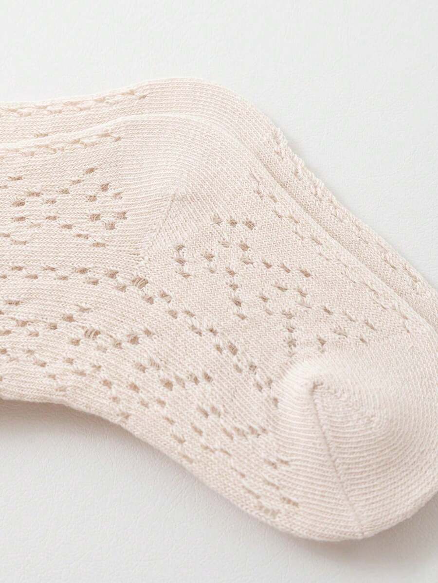 Bow Mesh Mid Calf Socks for Cute Princess Daily Wear