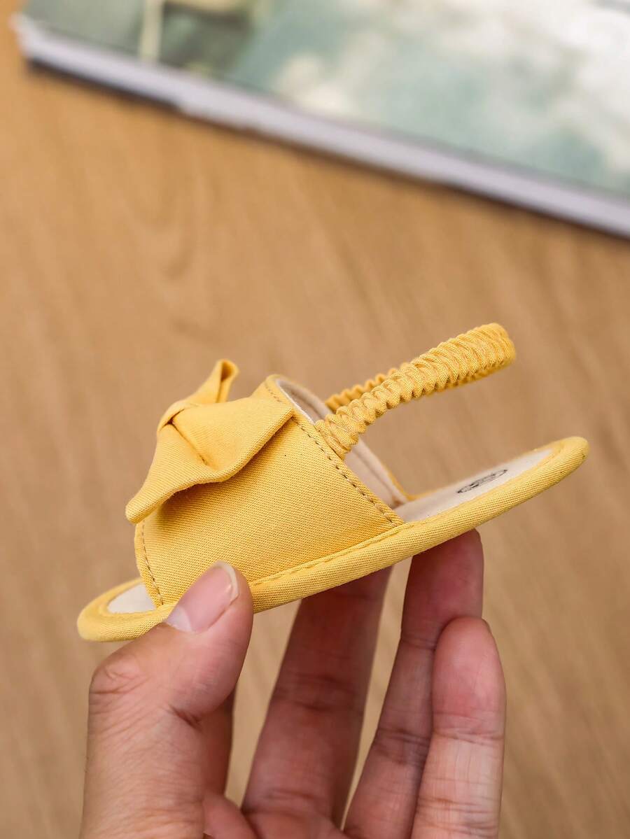 0-15M Infant Bowknot Sandals - Cute Soft Sole Toddler Shoes