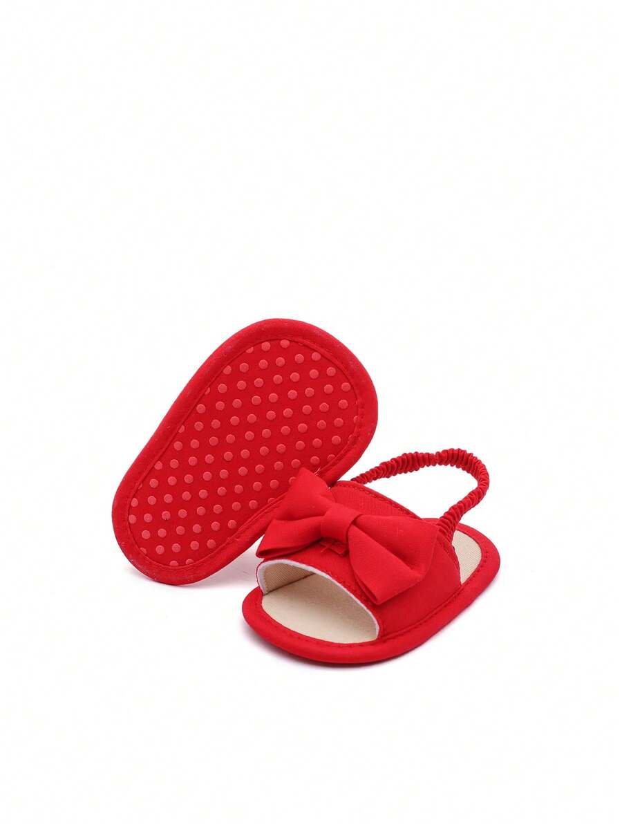 0-15M Infant Bowknot Sandals - Cute Soft Sole Toddler Shoes