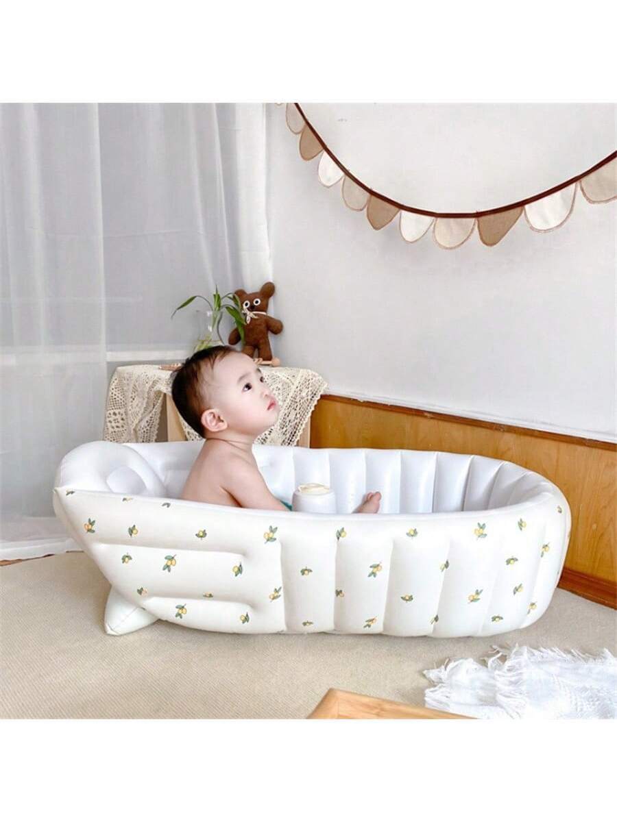 Portable Inflatable Baby Bathtub Foldable PVC Bath Tub Travel Bath Pool for Infants and Toddlers