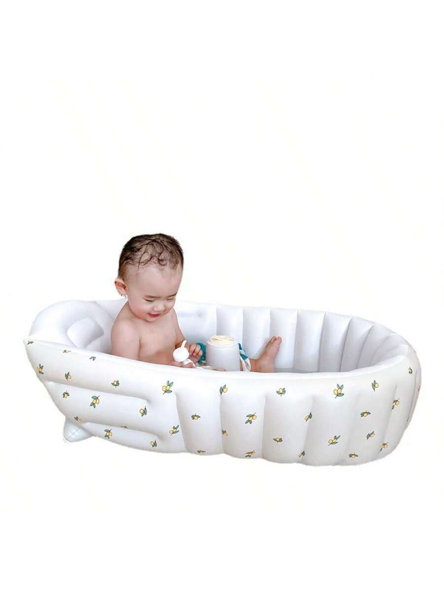 Portable Inflatable Baby Bathtub Foldable PVC Bath Tub Travel Bath Pool for Infants and Toddlers