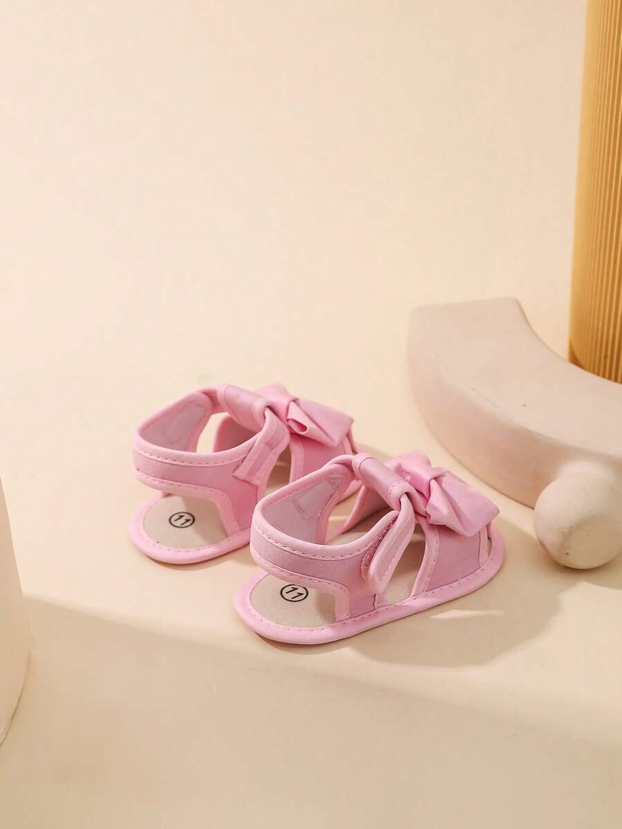 0-1Y Baby Girl Summer Sandals - Cute Bowknot Comfortable First Walkers
