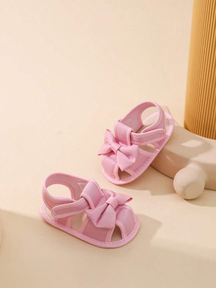 0-1Y Baby Girl Summer Sandals - Cute Bowknot Comfortable First Walkers