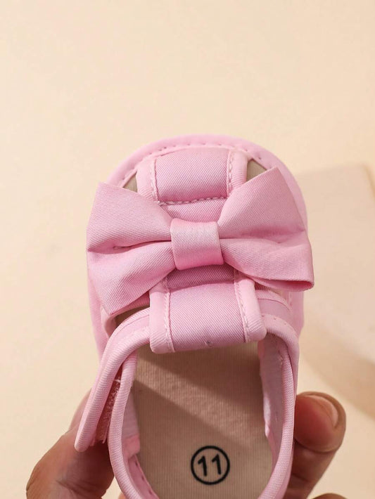 0-1Y Baby Girl Summer Sandals - Cute Bowknot Comfortable First Walkers
