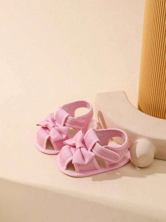 0-1Y Baby Girl Summer Sandals - Cute Bowknot Comfortable First Walkers