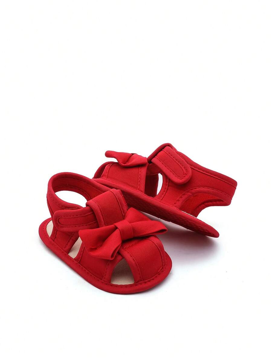 0-1Y Baby Girl Summer Sandals - Cute Bowknot Comfortable First Walkers