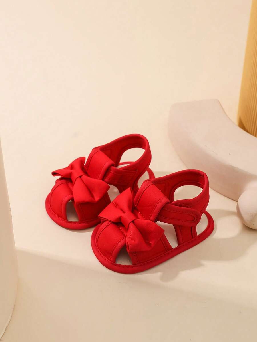 0-1Y Baby Girl Summer Sandals - Cute Bowknot Comfortable First Walkers