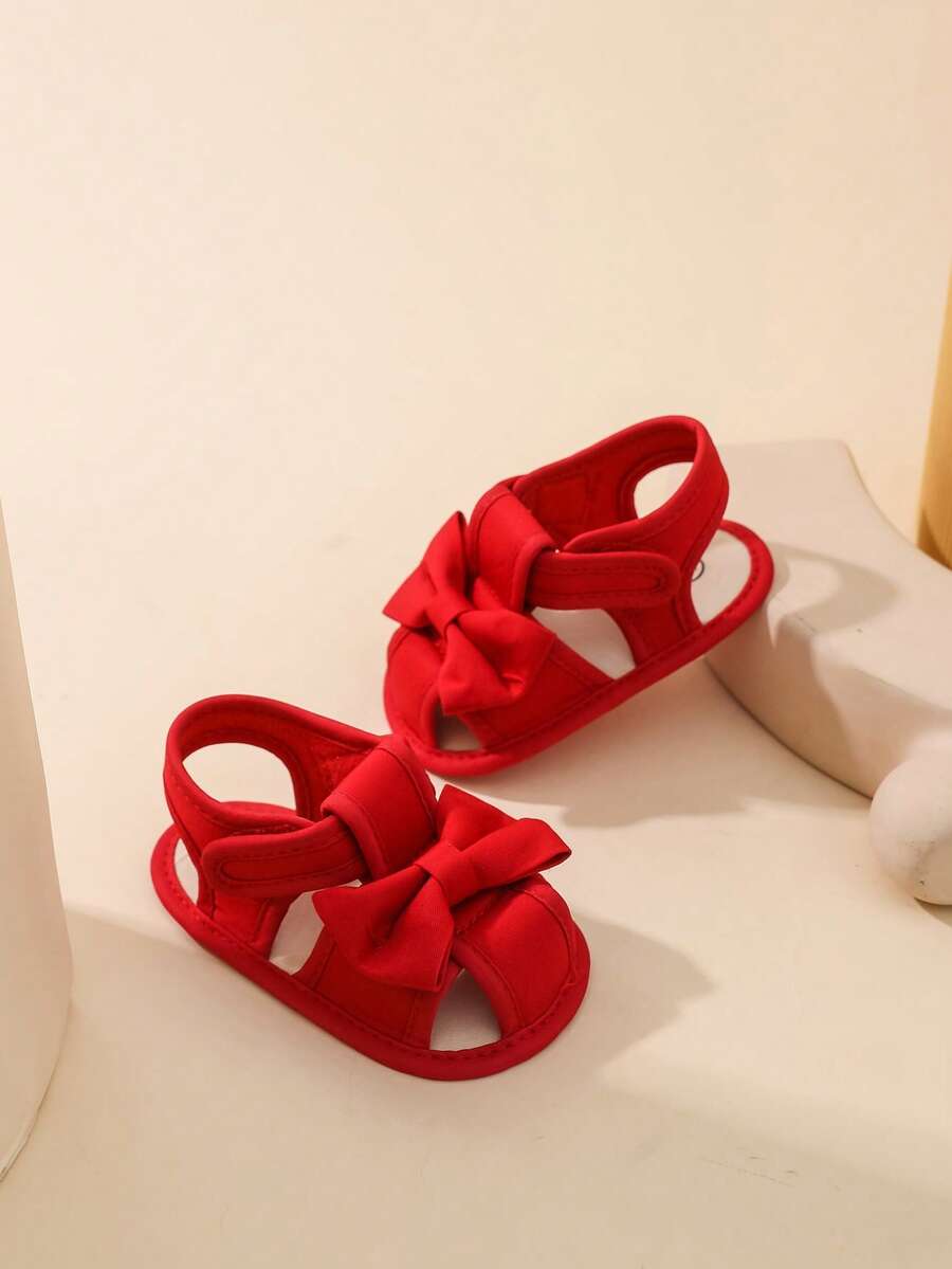 0-1Y Baby Girl Summer Sandals - Cute Bowknot Comfortable First Walkers