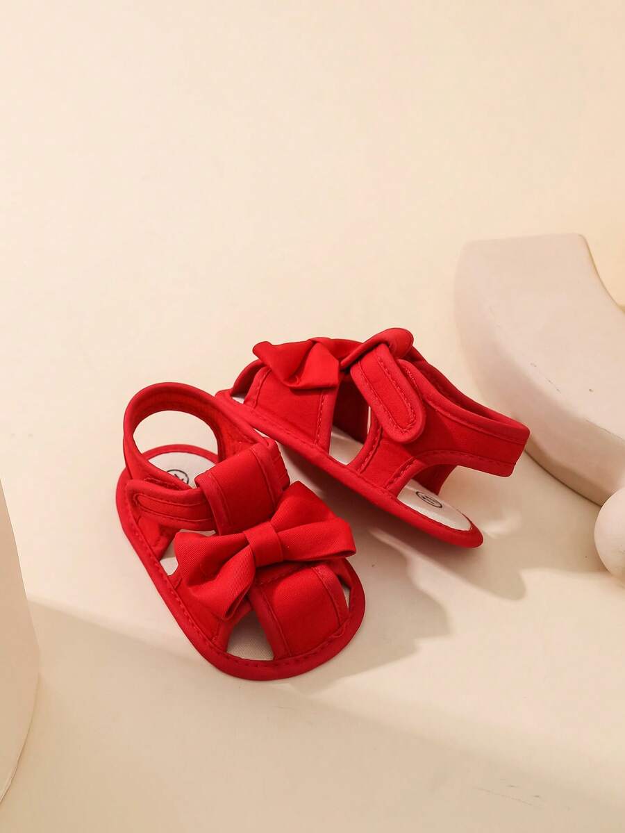 0-1Y Baby Girl Summer Sandals - Cute Bowknot Comfortable First Walkers
