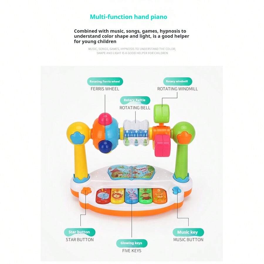 Kids Electronic Piano Musical Toy for Early Learning and Creative Play