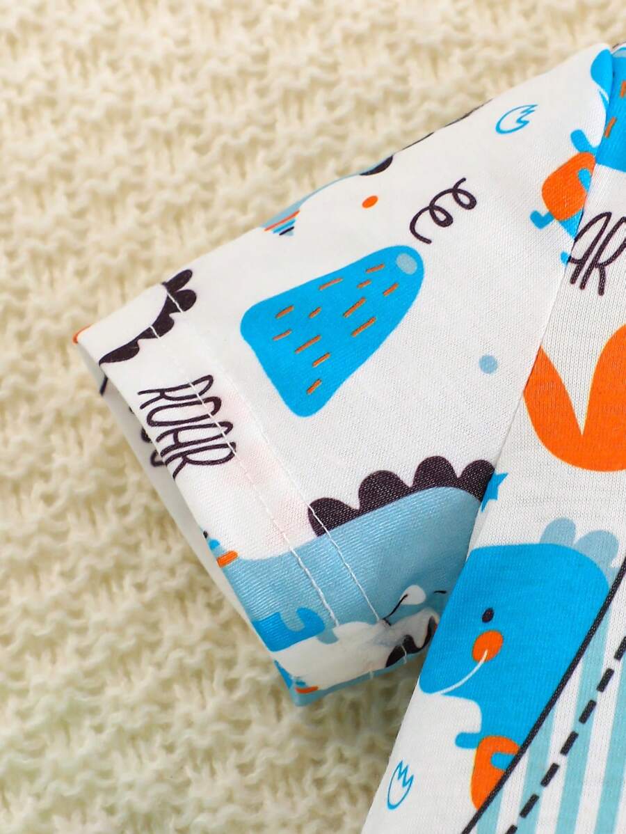 Baby Boy Cute Animal Party Print One Piece Pants Casual Soft Everyday Outfit