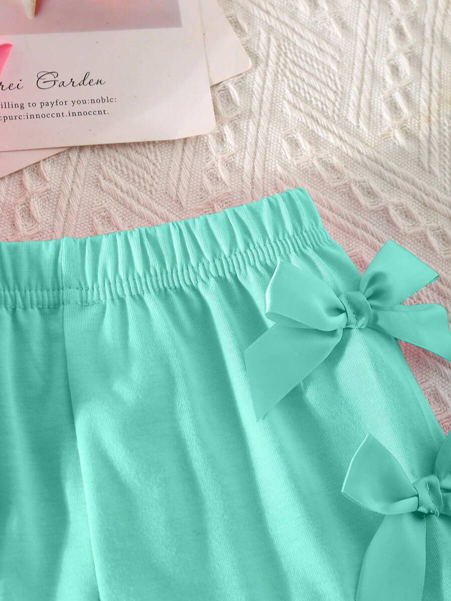 Pride Rainbow Short Sleeve Top & Shorts Set for Toddler Girls