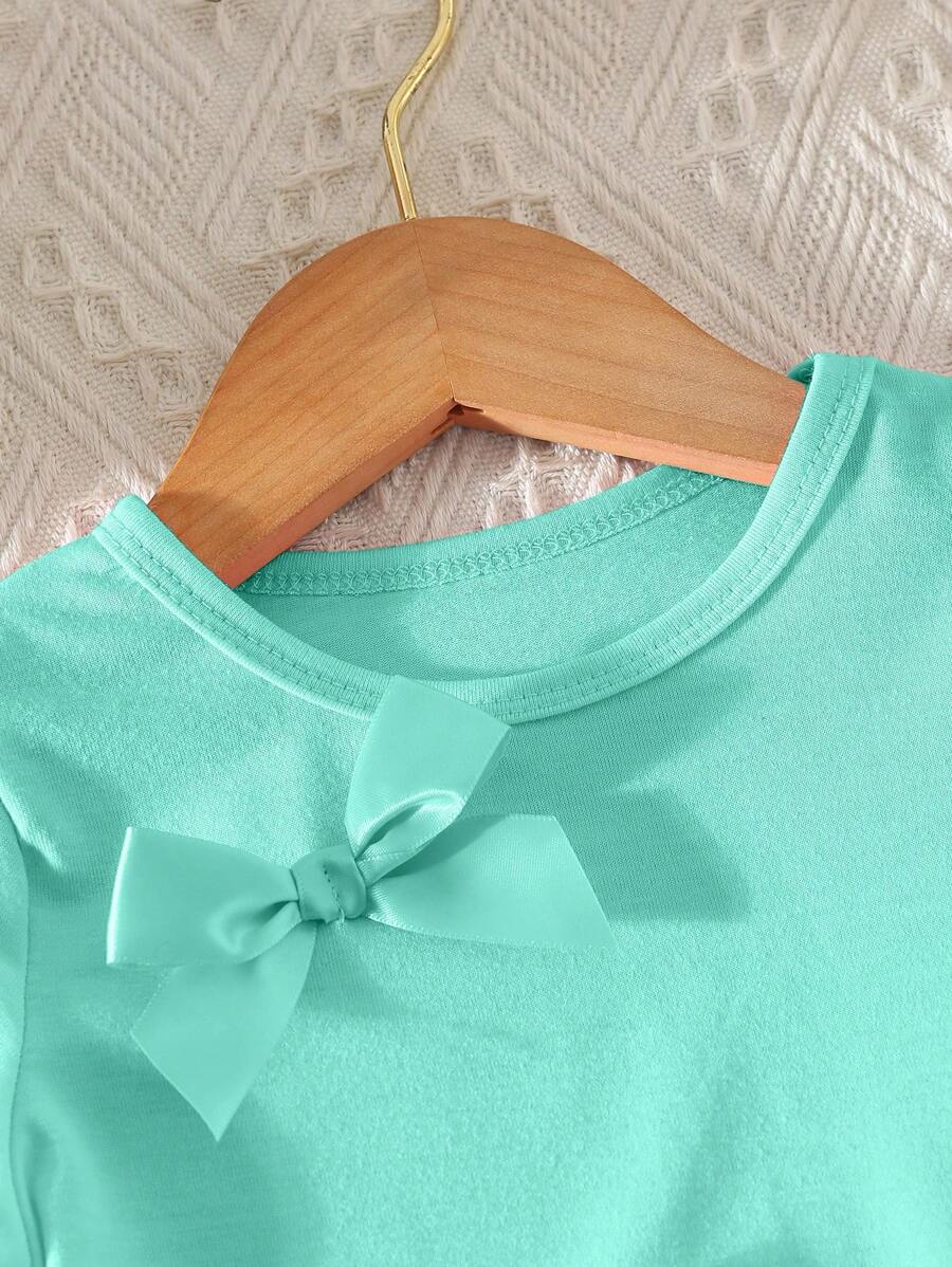 Pride Rainbow Short Sleeve Top & Shorts Set for Toddler Girls