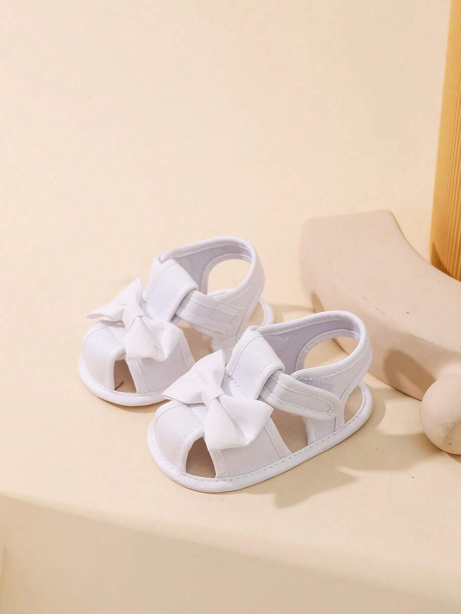0-1Y Baby Girl Summer Sandals - Cute Bowknot Comfortable First Walkers