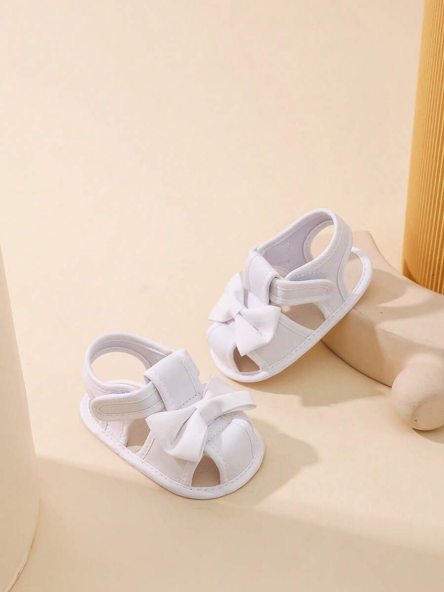 0-1Y Baby Girl Summer Sandals - Cute Bowknot Comfortable First Walkers