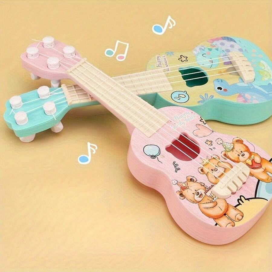 Kids Music Guitar and Ukulele Set for STEM Educational Learning and Creative Play