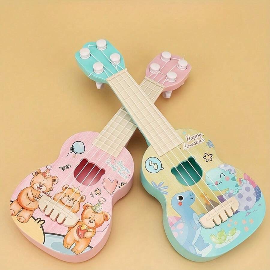 Kids Music Guitar and Ukulele Set for STEM Educational Learning and Creative Play