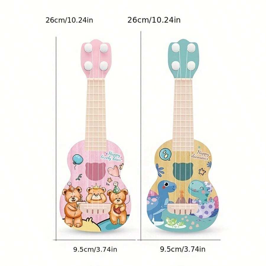 Kids Music Guitar and Ukulele Set for STEM Educational Learning and Creative Play